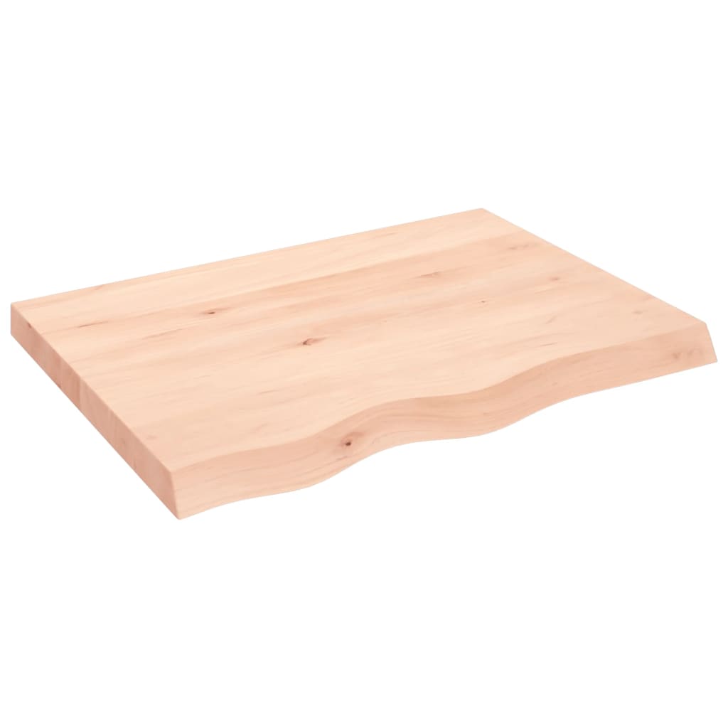 Stolna ploča 80x60x(2-6) cm od netretirane masivne hrastovine