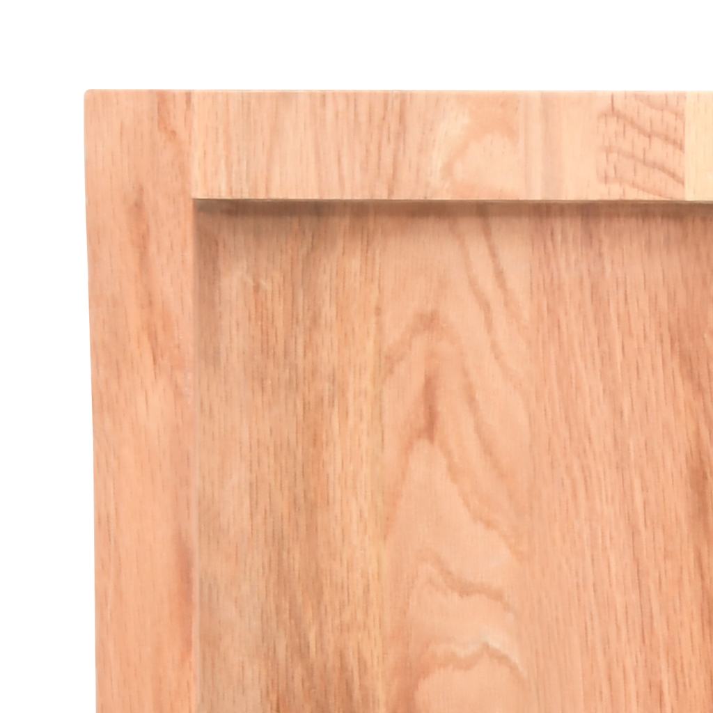 Stolna ploča svjetlosmeđa 180x40x(2-4) cm tretirana hrastovina