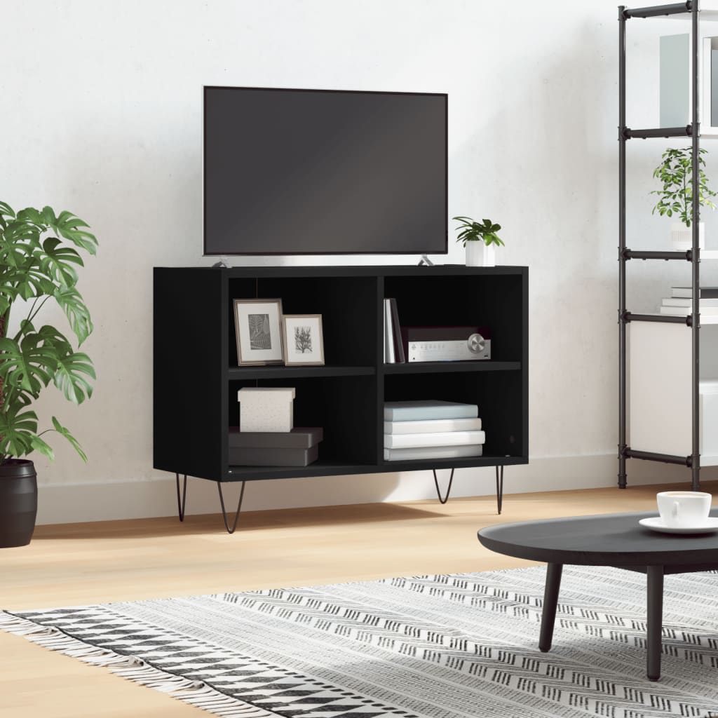 TV ormarić crni 69,5 x 30 x 50 cm od konstruiranog drva