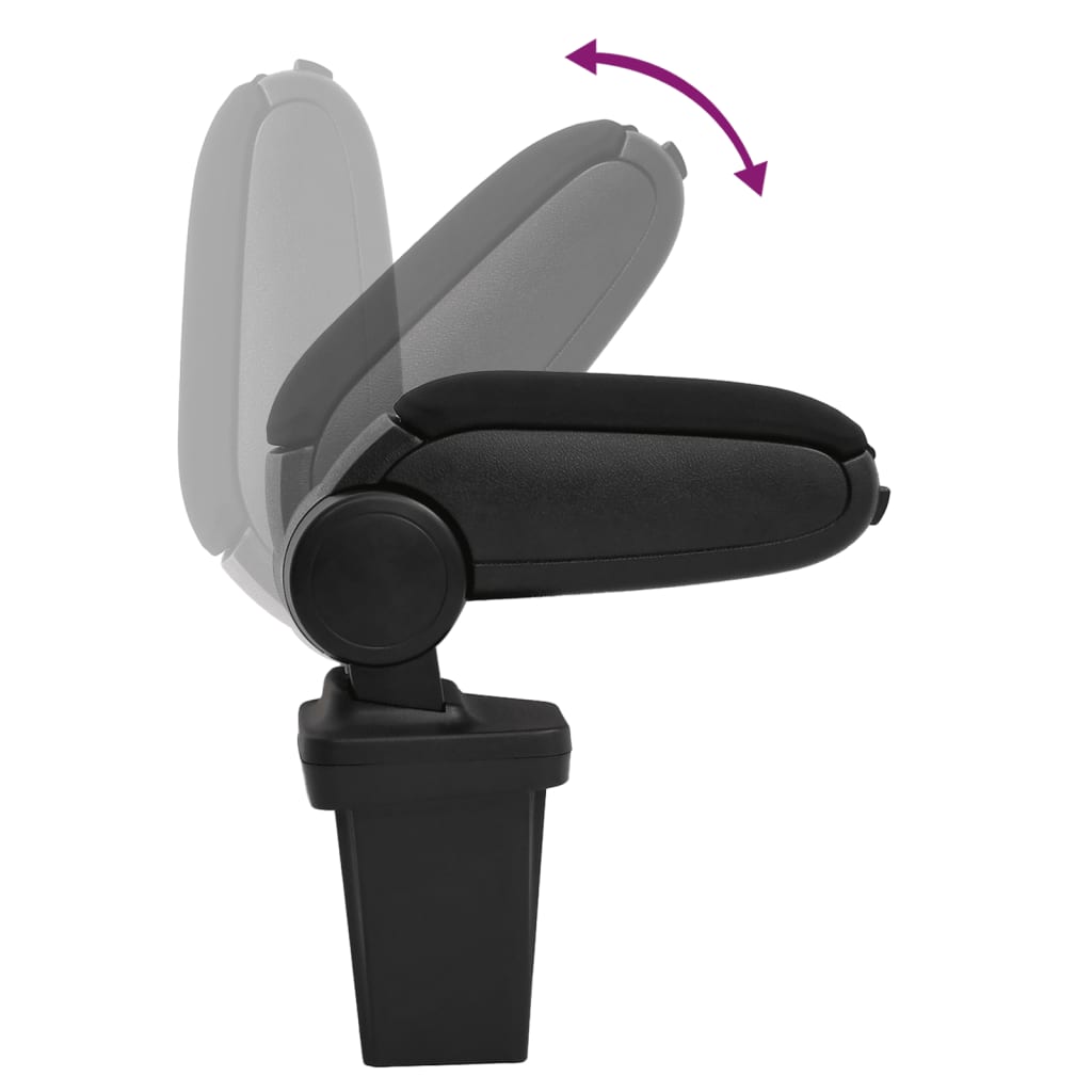 Naslon za ruke za automobil crni 15 x 32 x (40 - 52) cm ABS