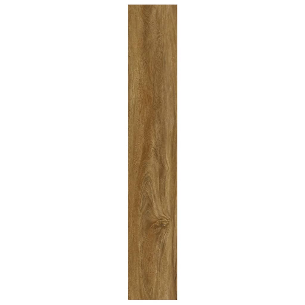 Zidne ploče s izgledom drva smeđe od PVC-a 4,12 m²