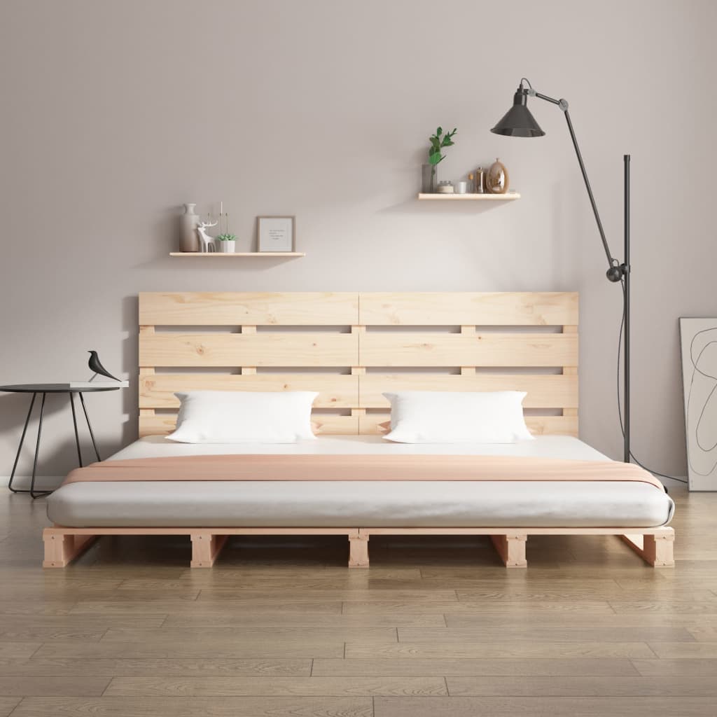 Okvir za krevet 120 x 190 cm masivna borovina bračni