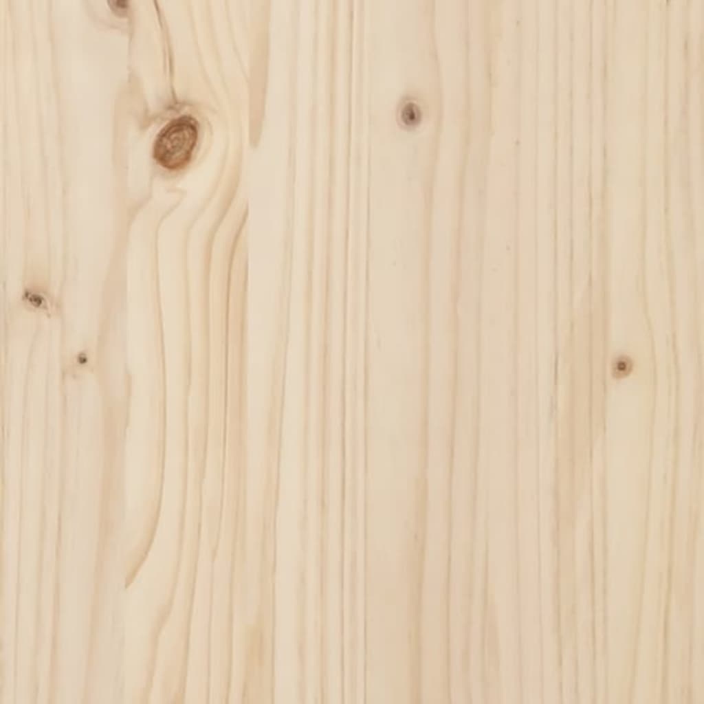 Okvir za krevet 120 x 190 cm masivna borovina bračni