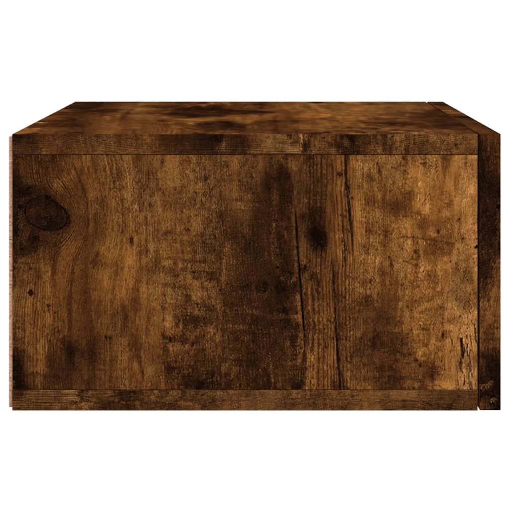 Zidni noćni ormarić boja dimljenog hrasta 35x35x20 cm
