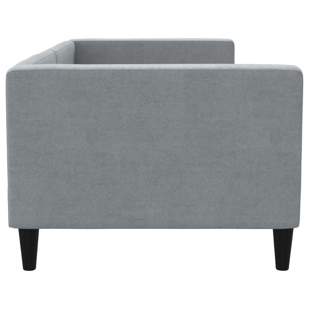 Dnevni krevet svjetlosivi 80 x 200 cm od tkanine