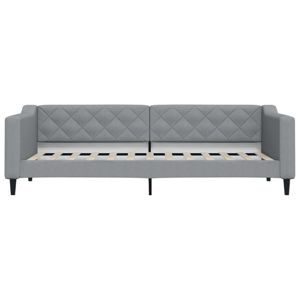 Dnevni krevet svjetlosivi 80 x 200 cm od tkanine