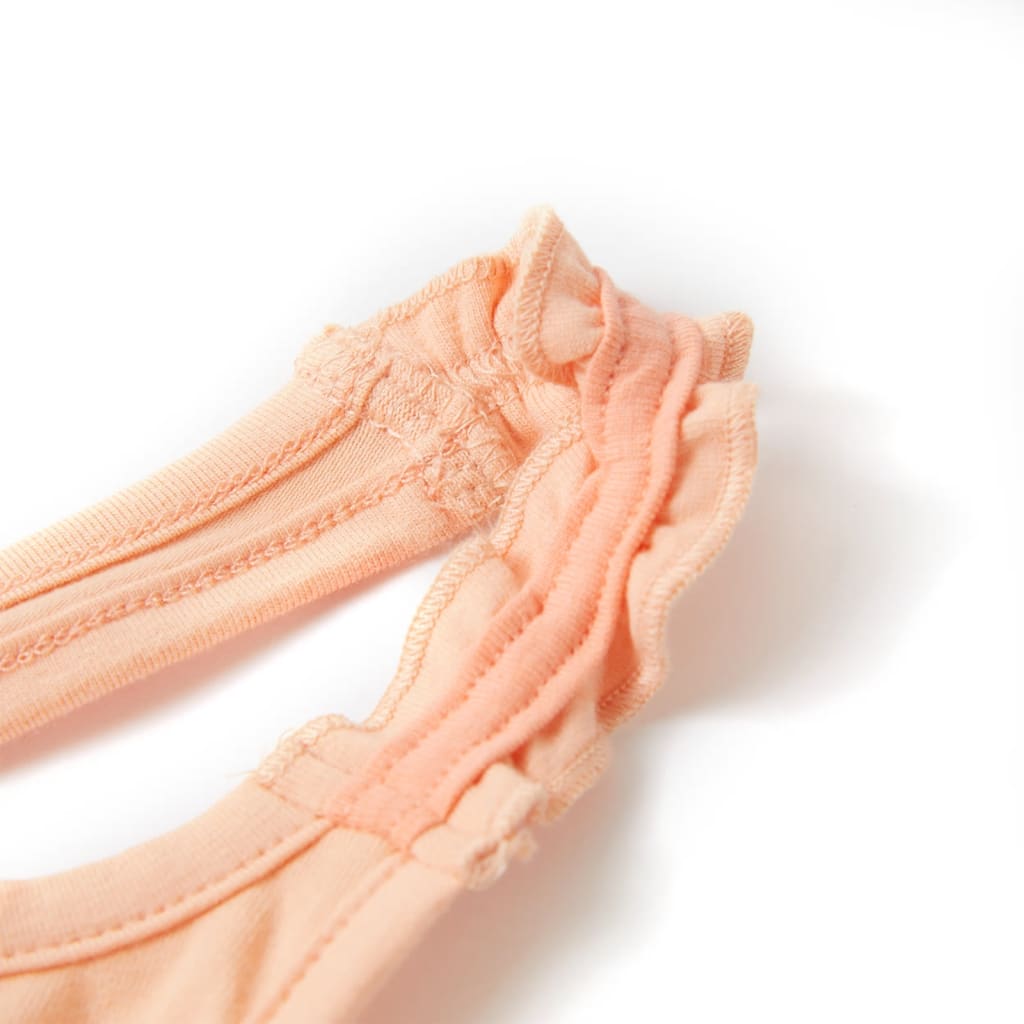 Dječja majica bez rukava svjetlonarančasta 140