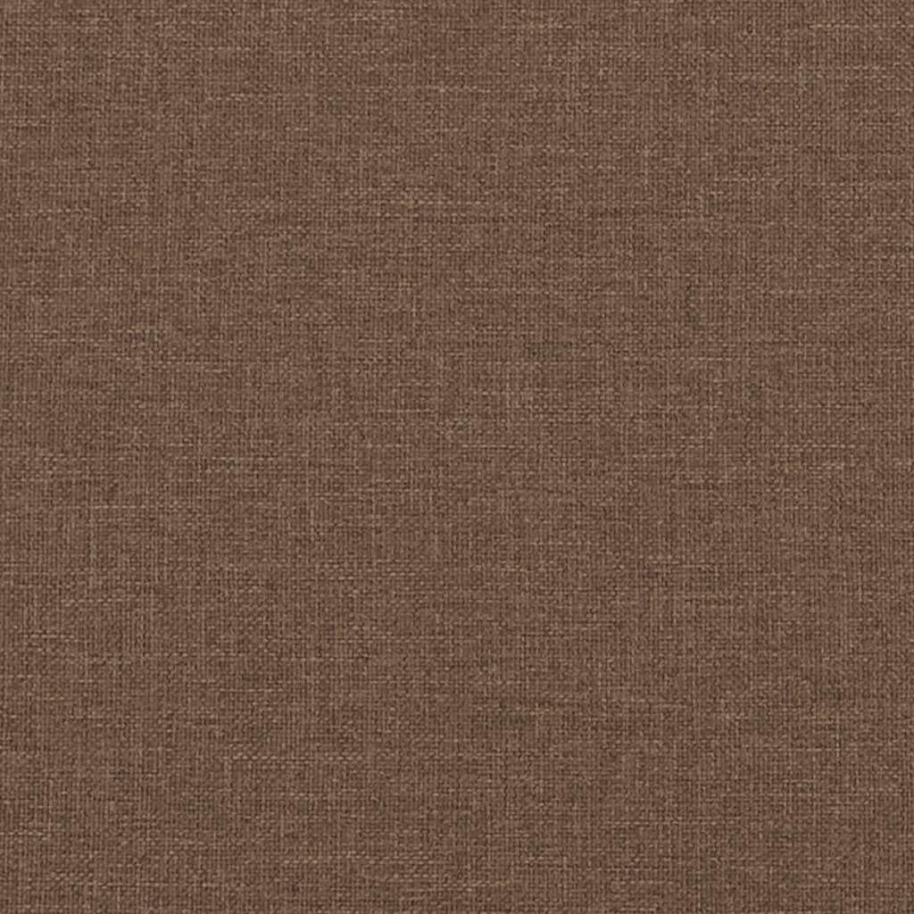 2-dijelni set sofa smeđi od tkanine Smeđa
