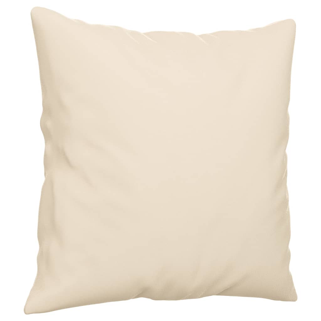 4-dijelni set sofa s jastucima bež od mikrovlakana