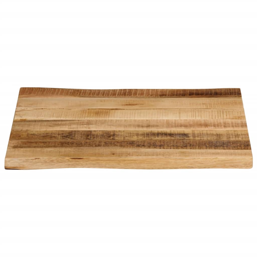 Stolna ploča sa živi rub 60x60x2,5 cm masivno grubo drvo manga