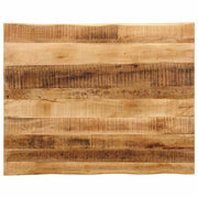 Ploča stola s prirodnim rubom 100x80x3,8 cm Masivno drvo, neobrađeni mango