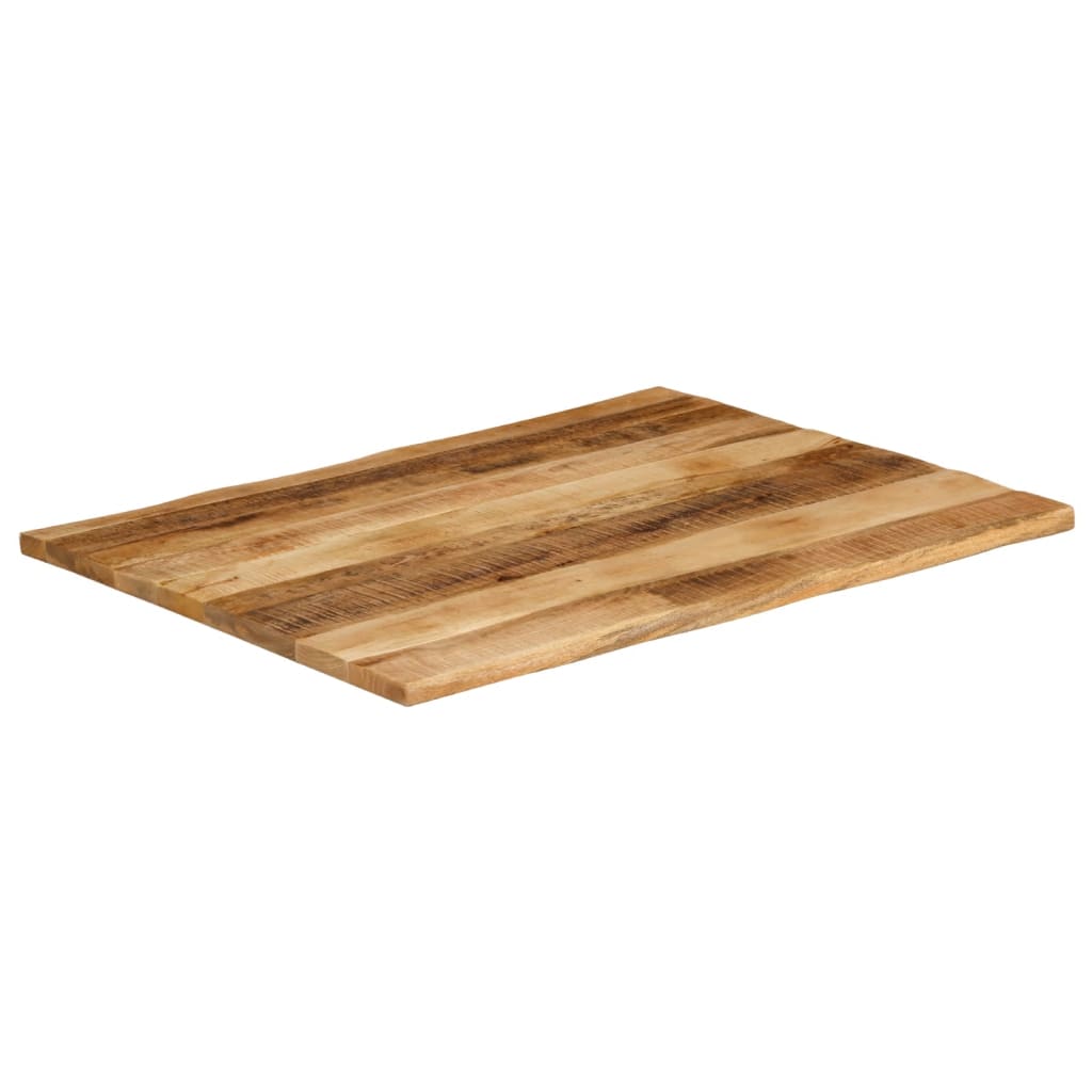Ploča stola s prirodnim rubom 110x80x3,8 cm Masivno drvo, neobrađeni mango