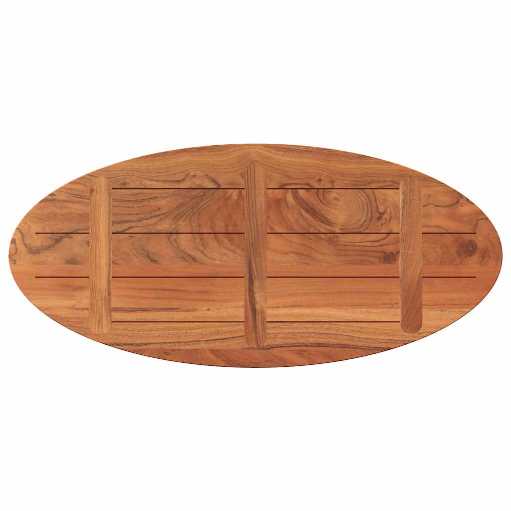 Stolna ploča 90x40x3,8 cm ovalna od masivnog drva bagrema