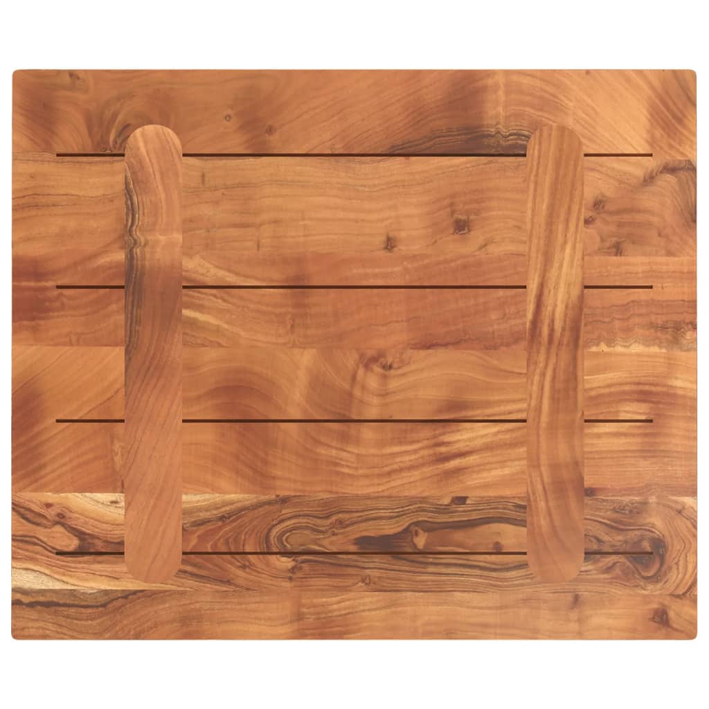 Stolna ploča 60x50x2,5 cm pravokutna od masivnog drva bagrema