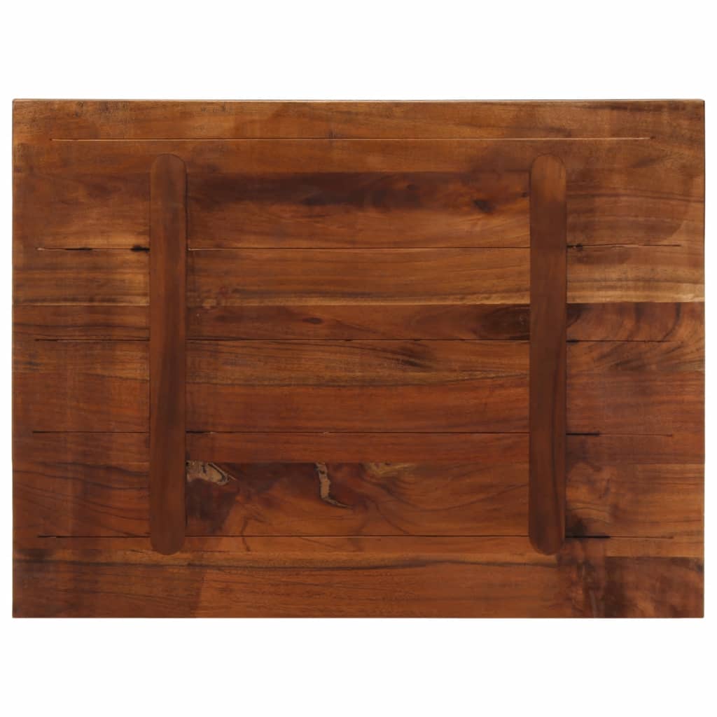 Stolna ploča 80x70x1,5 cm pravokutna masivno obnovljeno drvo