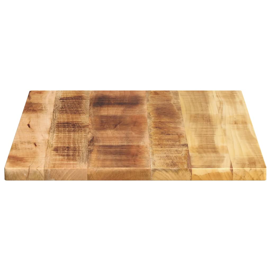 Ploča za stol 90x70x1,5 cm pravokutna masivno grubo drvo manga