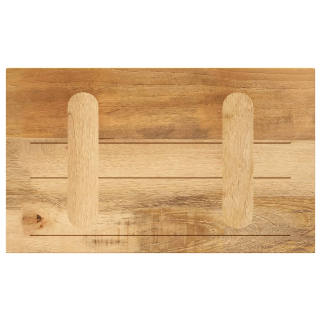 Ploča stola 40x20x3,8 cm Pravokutna Masivna Drvena Obrađena Mango Boja