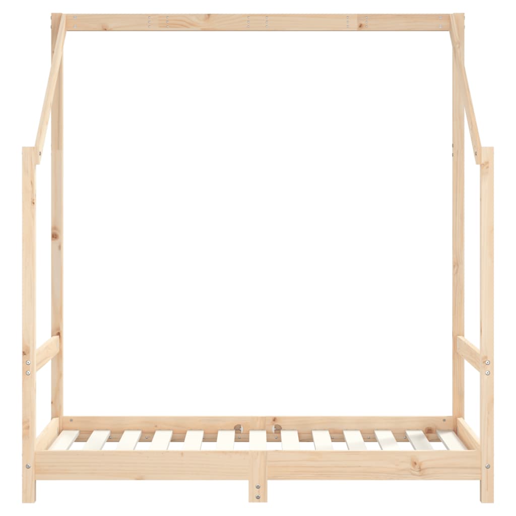Okvir za dječji krevet 2x(70x140) cm od masivne borovine