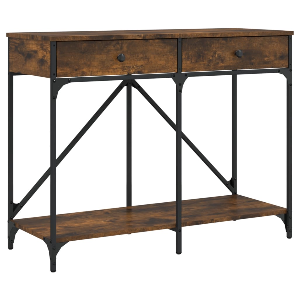 Konzolni stol boja hrasta 100x39x78,5 cm od konstruiranog drva