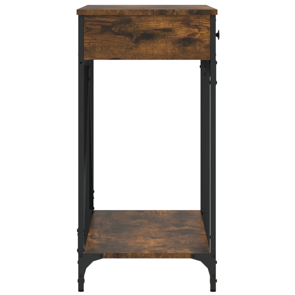 Konzolni stol boja hrasta 100x39x78,5 cm od konstruiranog drva