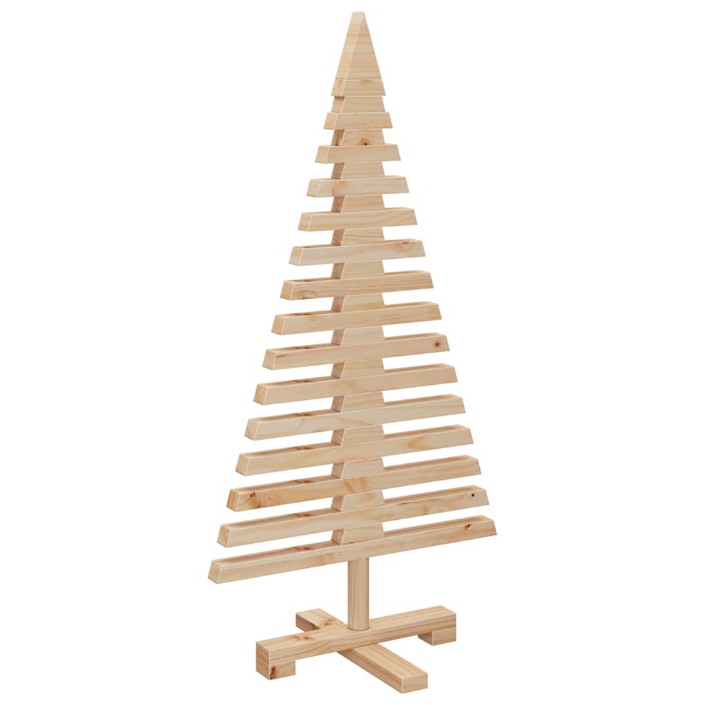 | Drveno božićno drvce | s stalakom prirodno 90 cm Masivna borovina