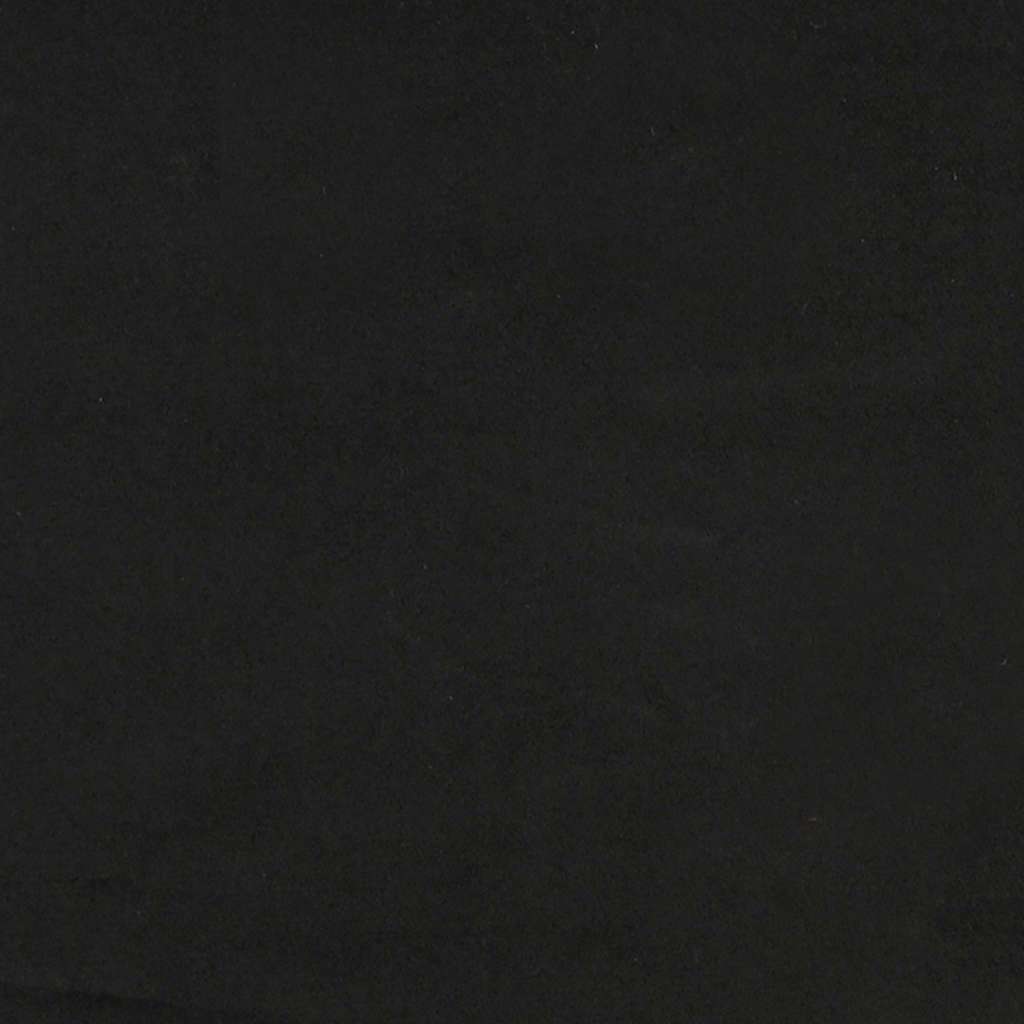 Dvosjed crni 140 cm baršunasti