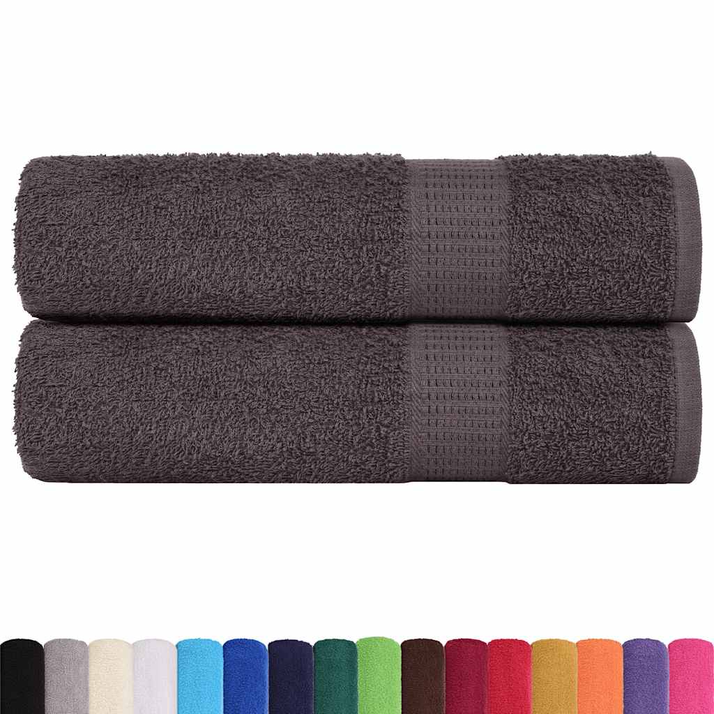 Ručnici za ruke FROGN 2 kom. Antracit 50x100 cm 360 g/m²