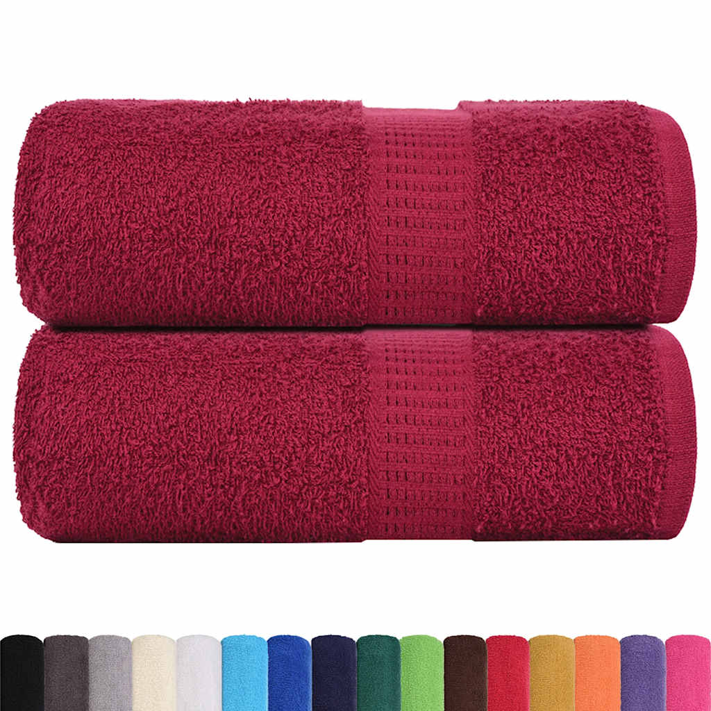 Ručnici za pranje FROGN 2 kom. Bordo 30x30 cm 360 g/m²