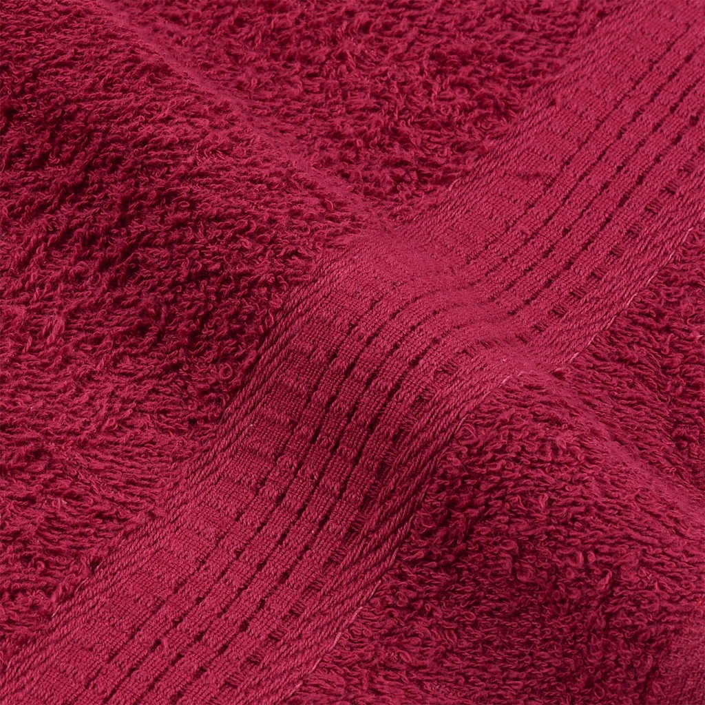 Ručnici za goste FROGN 10 kom. Bordo 30x50 cm 360 g/m²