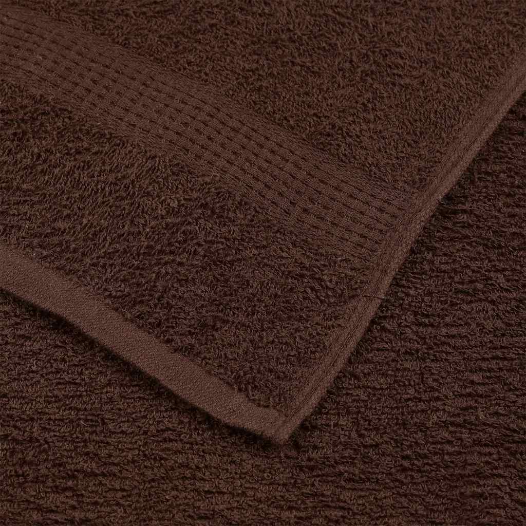 Ručnici za pranje ŽABA 2 kom. Smeđe 30x30 cm 360 g/m²
