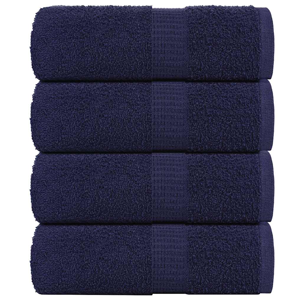Ručnici za pranje FROGN 4 kom. tamnoplave 30x30 cm 360 g/m²