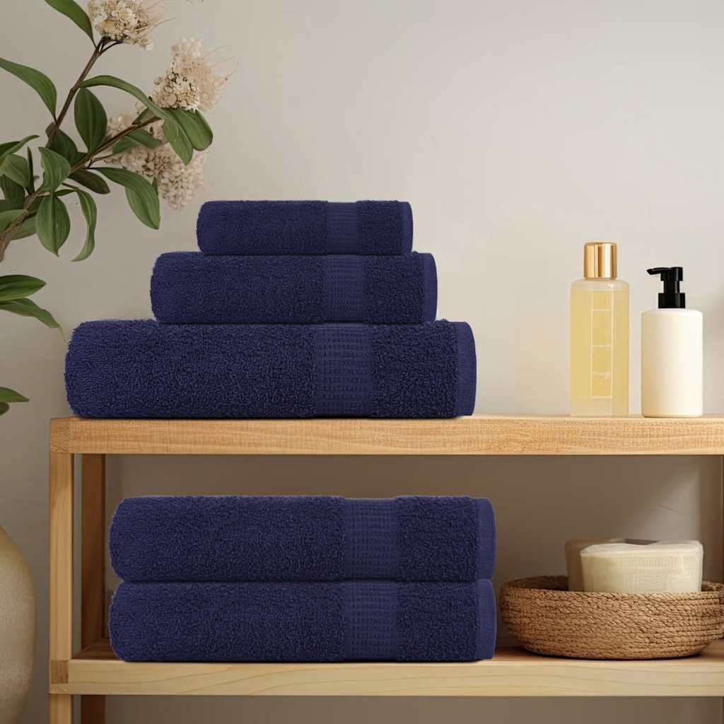 Ručnici za goste FROGN 4 kom. tamnoplave boje 30x50 cm 360 g/m²