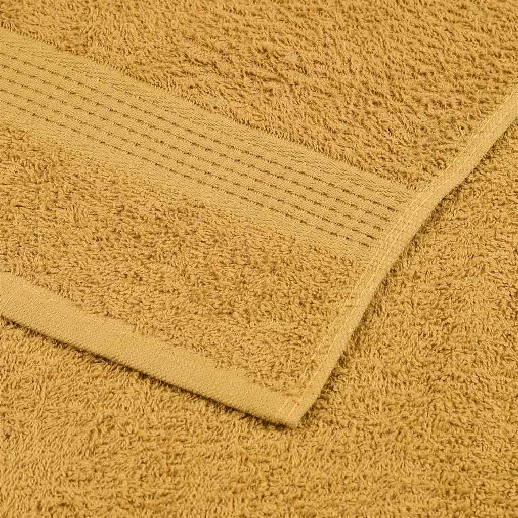 Ručnici za pranje ŽABA 2 kom. zlatne 30x30 cm 360 g/m²