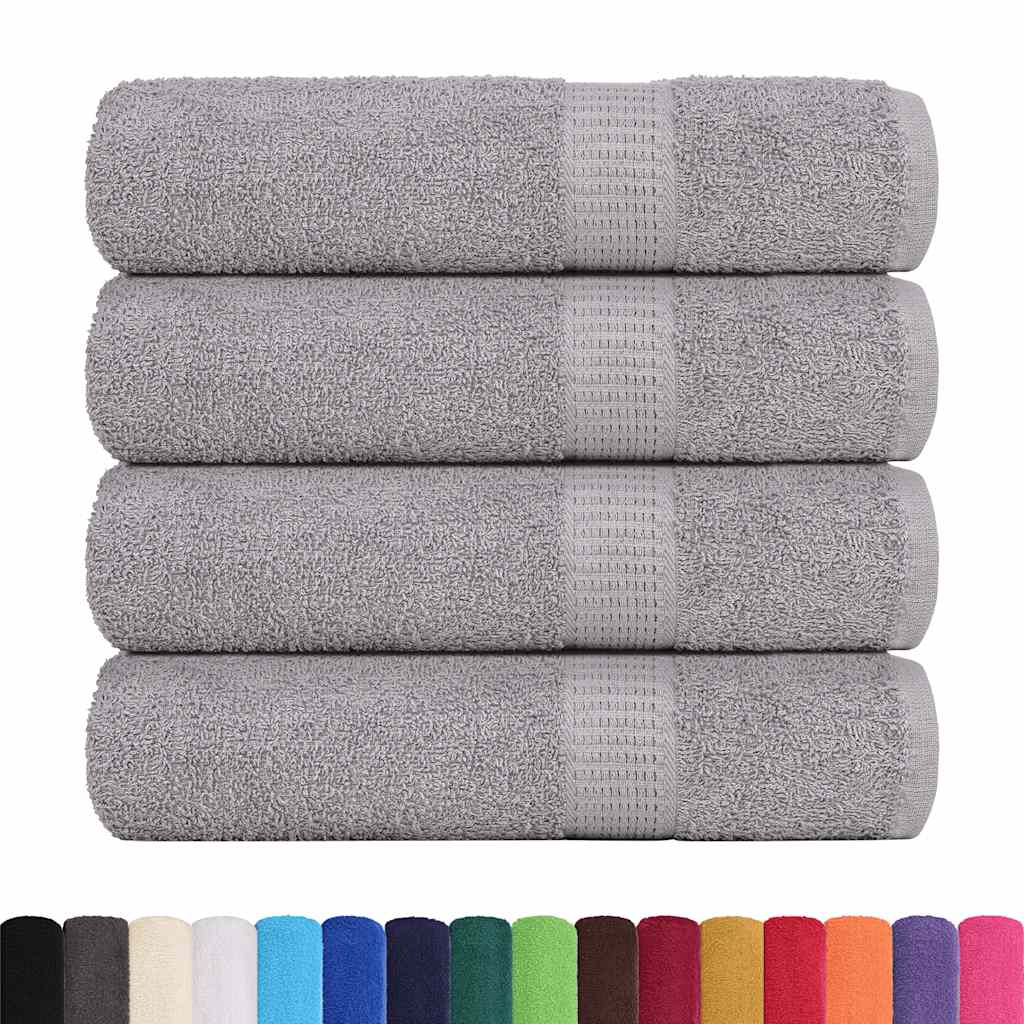 Ručnici za ruke FROGN 4 kom. sivi 50x100 cm 360 g/m²