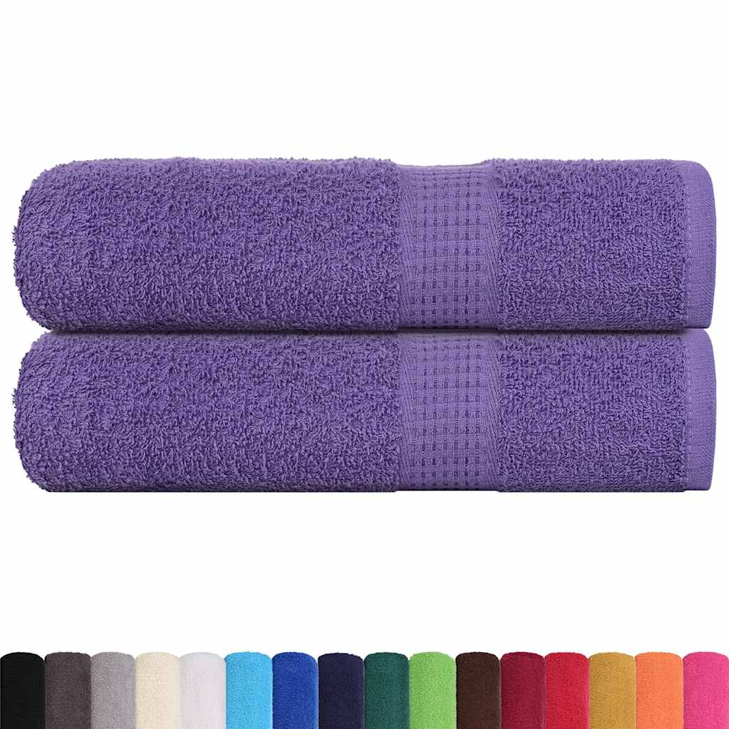 Ručnici za ruke FROGN 2 kom. ljubičasti 50x100 cm 360 g/m²
