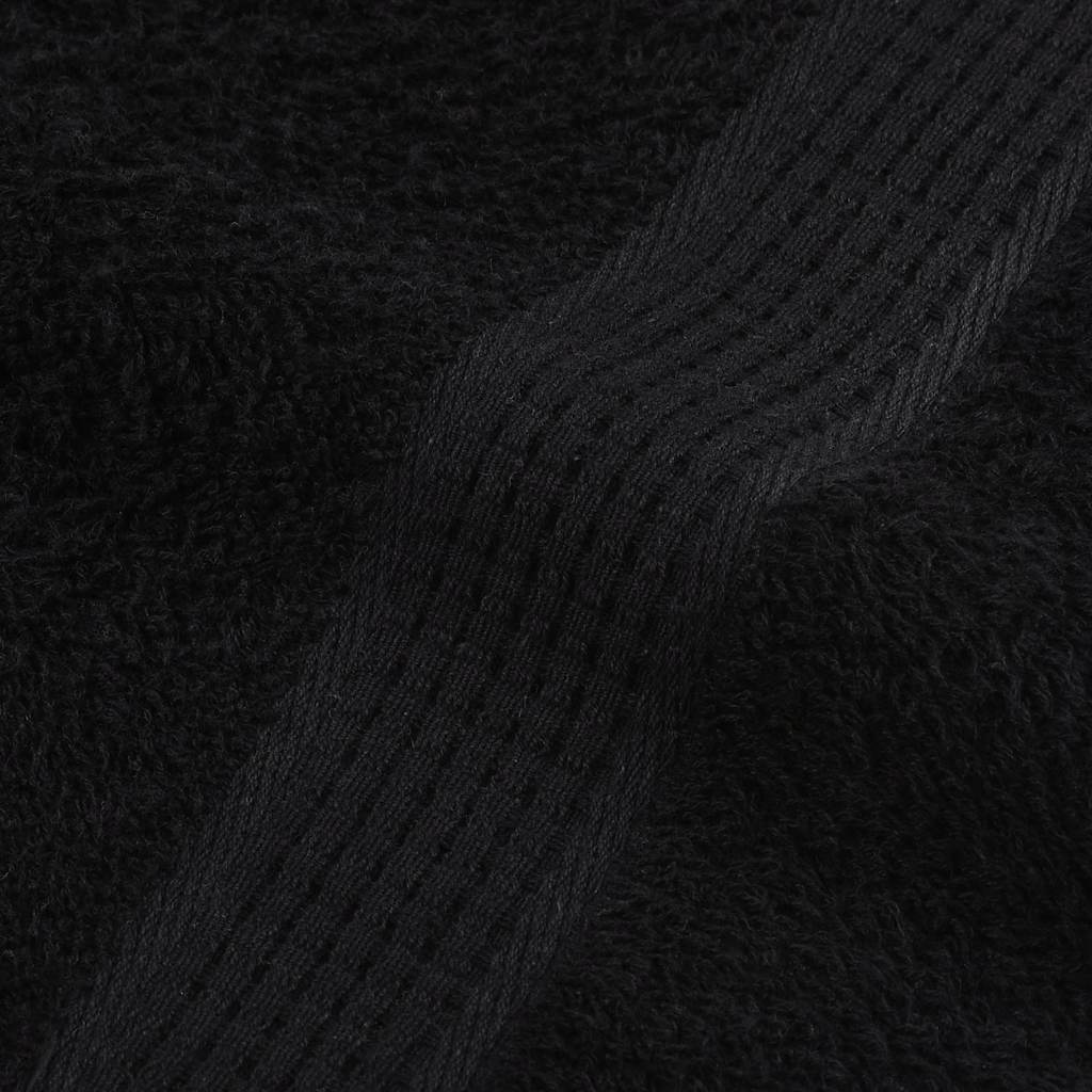 Ručnici za pranje FROGN 2 kom. Crne 30x30 cm 360 g/m²