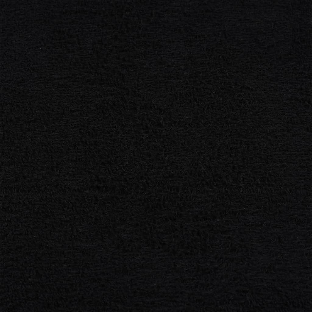 Ručnici za pranje FROGN 4 kom. Crne 30x30 cm 360 g/m²