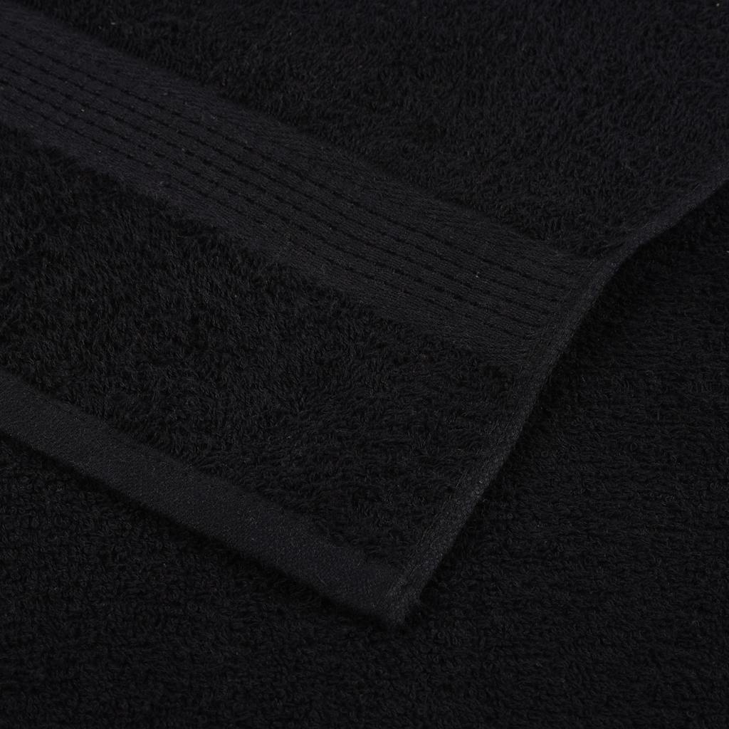Ručnici za pranje FROGN 4 kom. Crne 30x30 cm 360 g/m²