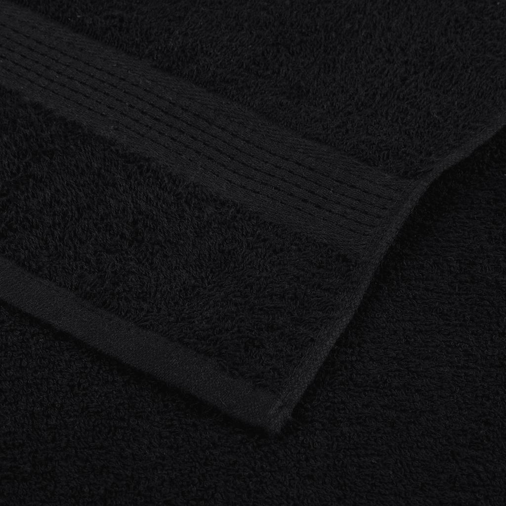 Ručnici za goste FROGN 2 kom. Crni 30x50 cm 360 g/m²