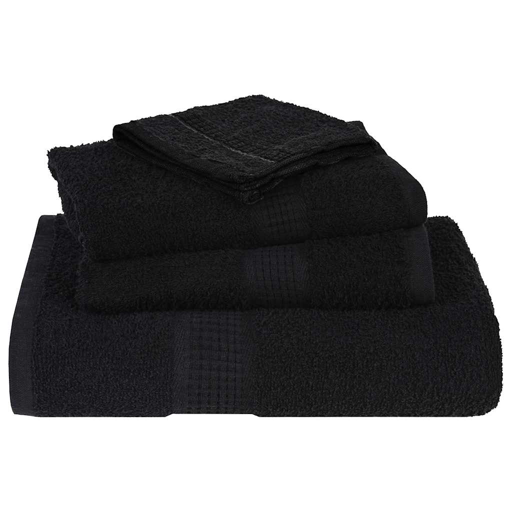 Ručnici za goste FROGN 4 kom. Crni 30x50 cm 360 g/m²