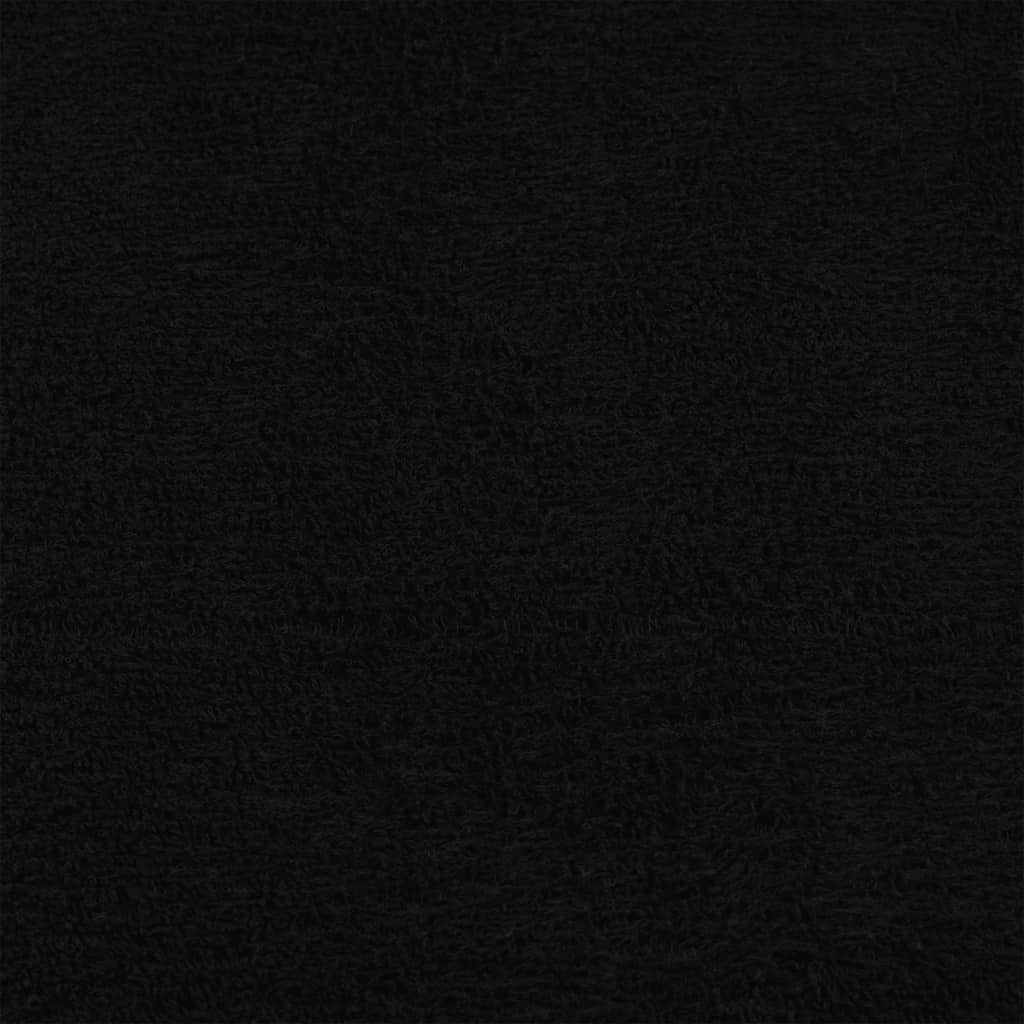 Ručnici za ruke FROGN 2 kom. Crni 50x100 cm 360 g/m²
