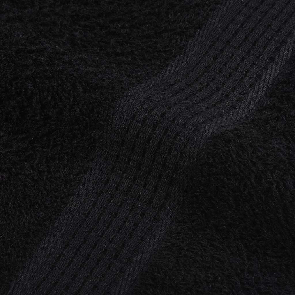 Ručnici za tuširanje FROGN 2 kom. Crne 70x140 cm 360 g/m²