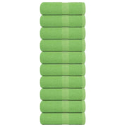 Ručnici za goste FROGN 10 kom. Zelene boje jabuke 30x50 cm 360 g/m²