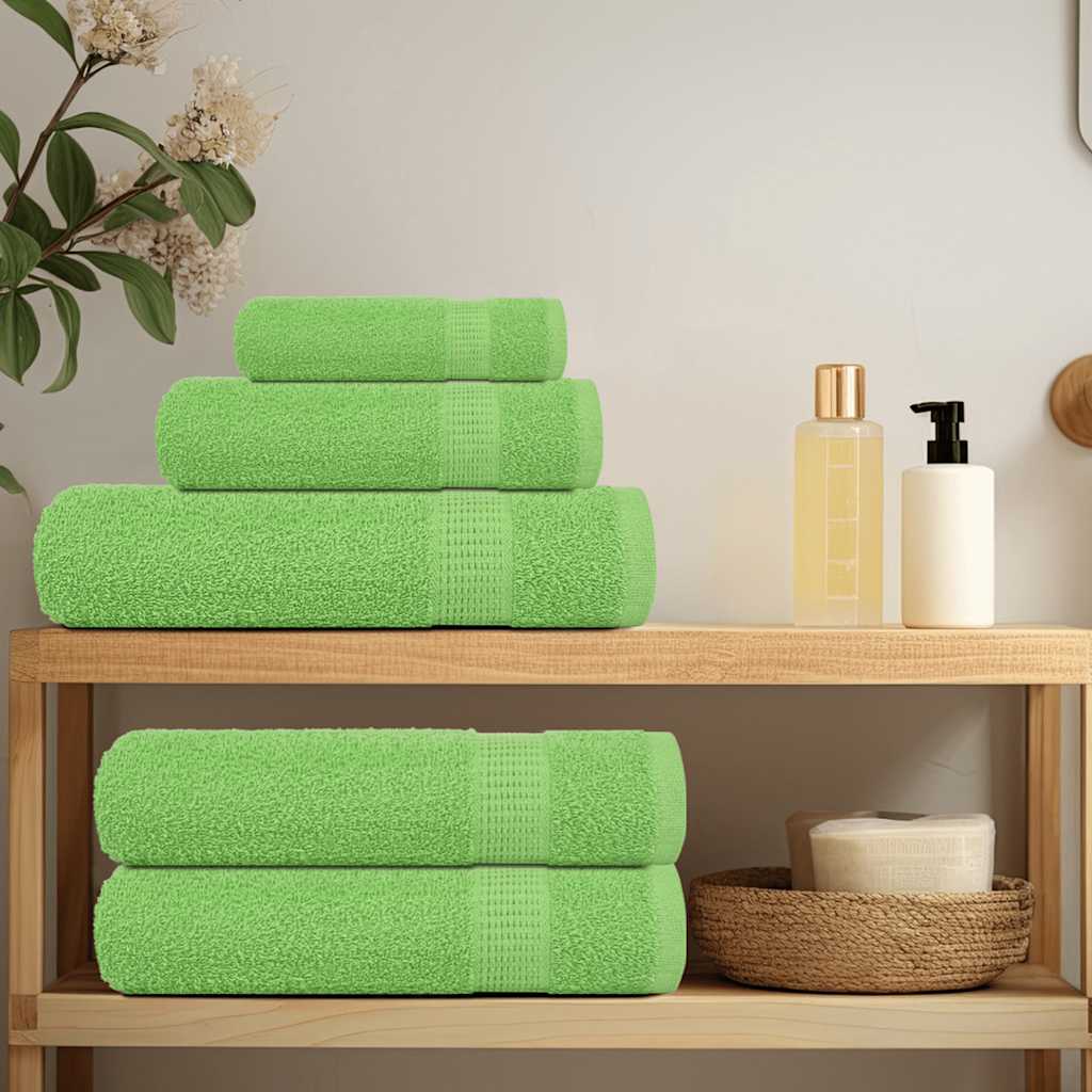 Ručnici za ruke FROGN 2 kom. Zelene boje jabuke 50x100 cm 360 g/m²