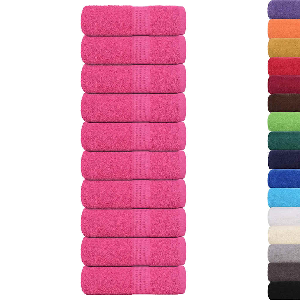 Ručnici za goste FROGN 10 kom. Roze 30x50 cm 360 g/m²