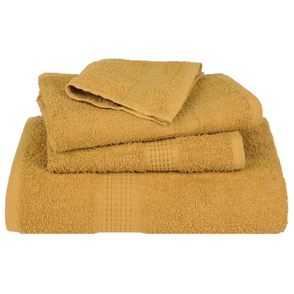 Set ručnika od 8 dijelova FROGN zlatni 360 g/m²