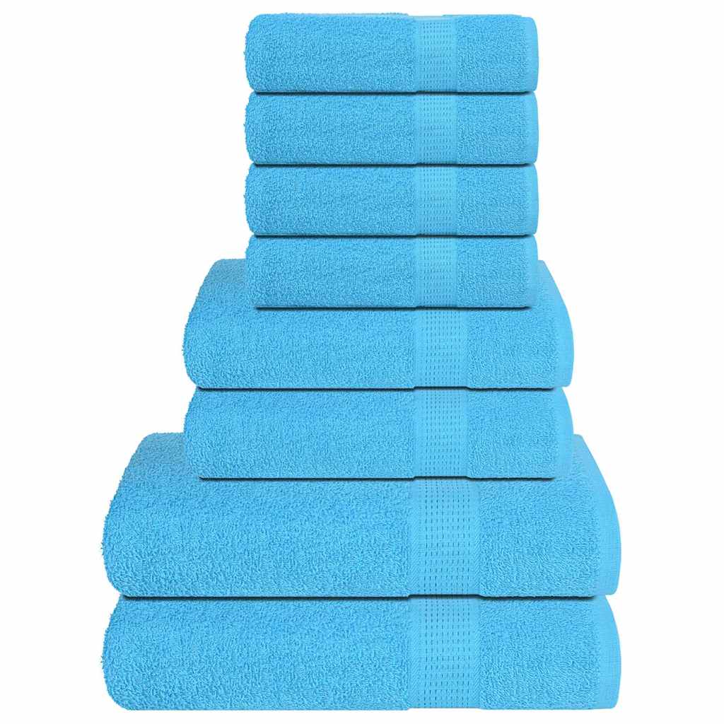 Set ručnika od 8 dijelova FROGN tirkizni 360 g/m²