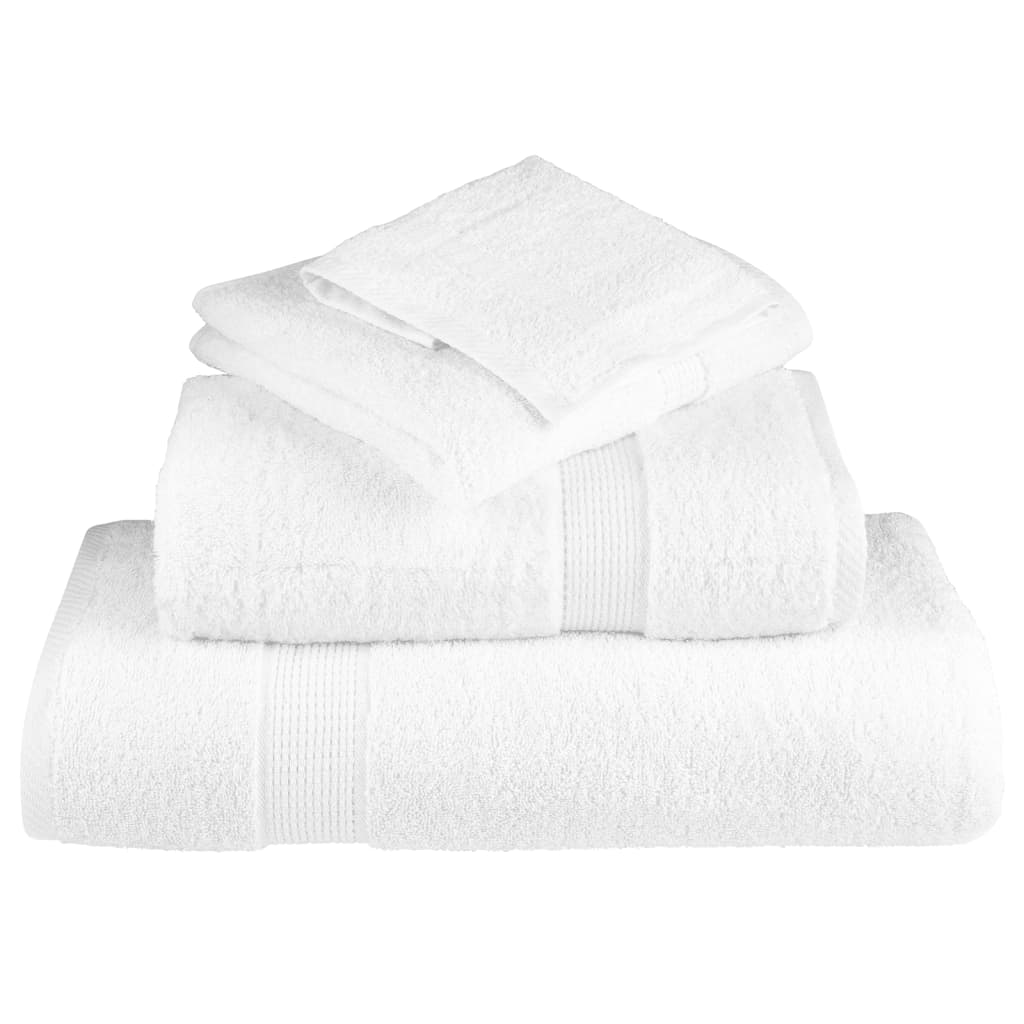 Premium ručnici za goste SOLUND 4 kom. Bijeli 30x50 cm 600 g/m²
