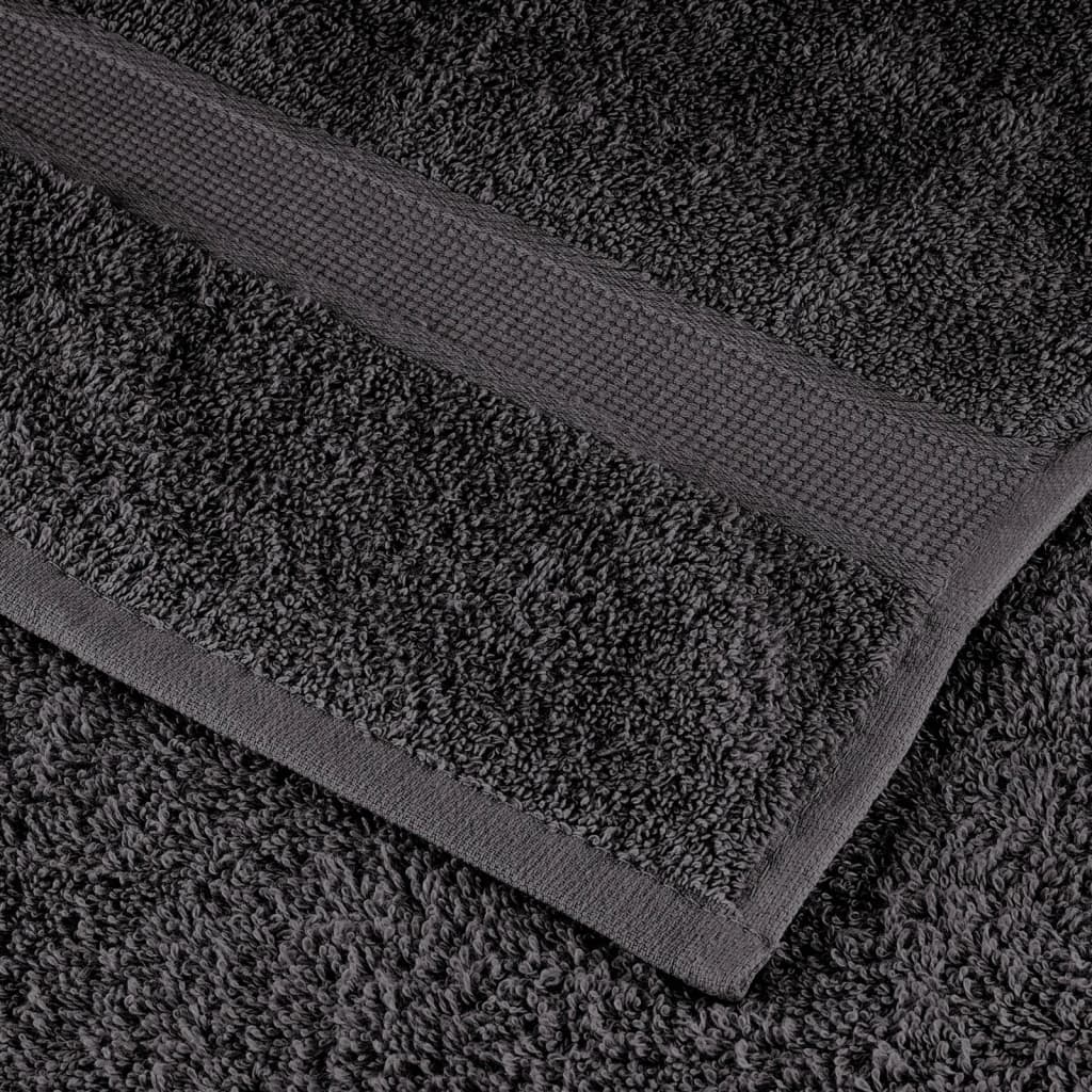 Premium ručnici za pranje SOLUND 2 kom. antracit 30x30 cm 600 g/m²