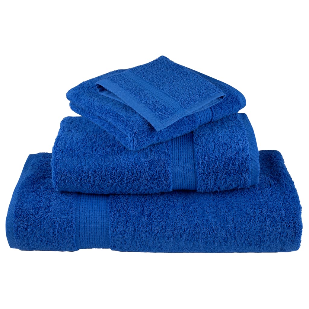 Premium ručnici za ruke SOLUND 4 kom. plavi 50x100 cm 600 g/m²